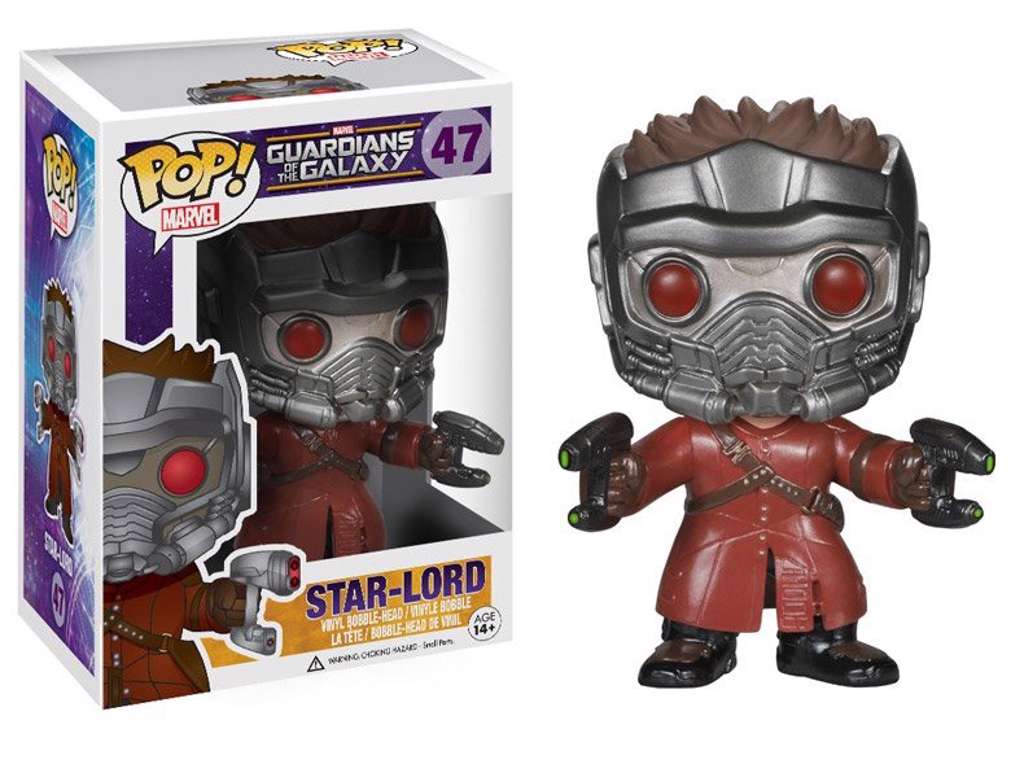 Guardians of the Galaxy POP! vinyl figur af Star-Lord på 10 cm