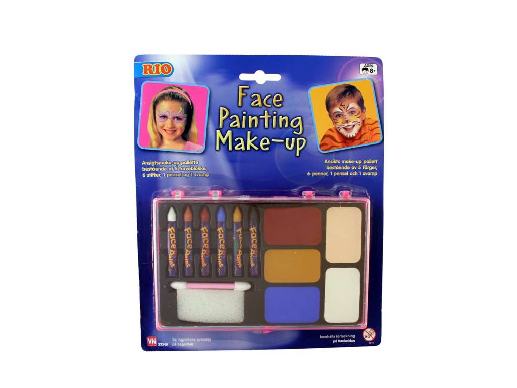 Ansigtsmaling uden parabener