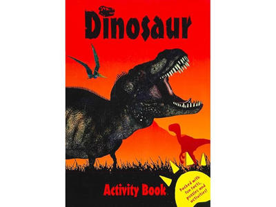 Dinosaur male-og aktivitetsbog