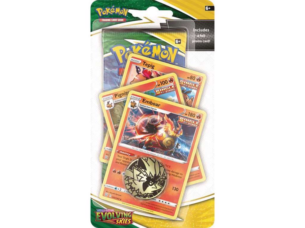 Pokémon Evolving Skies Premium Checklane - Emboar
