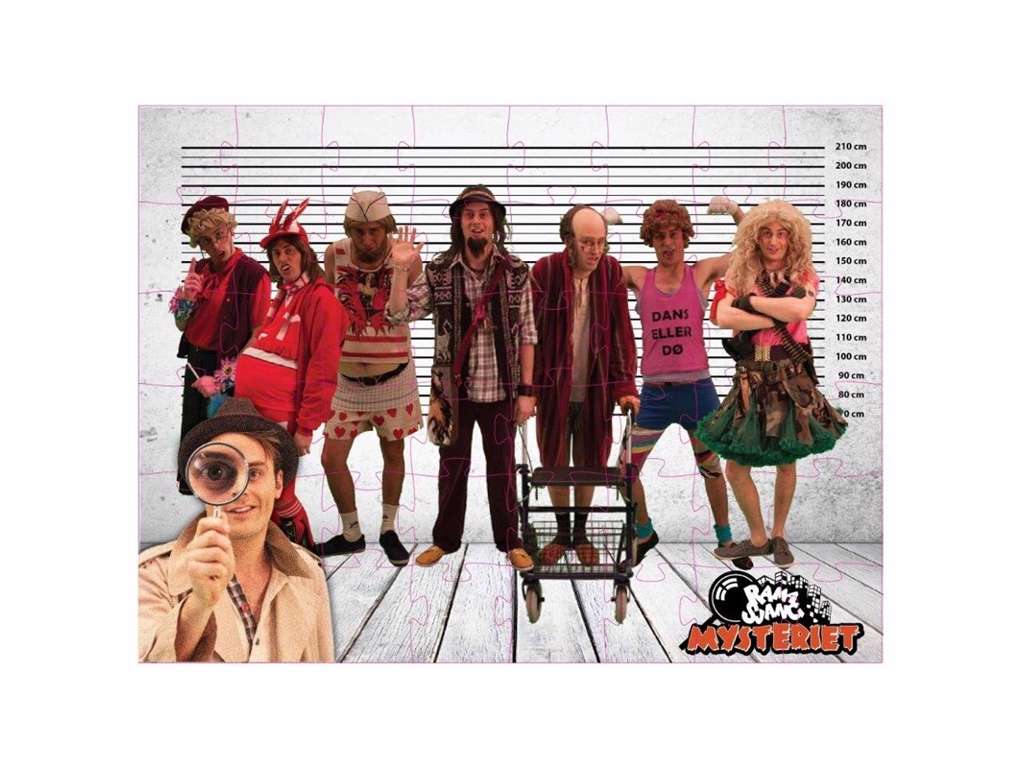 Ramasjang Mysteriet puslespil med 48 brikker