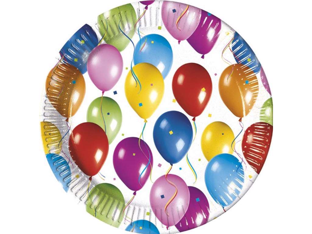 Ballon paptallerkner 20 cm