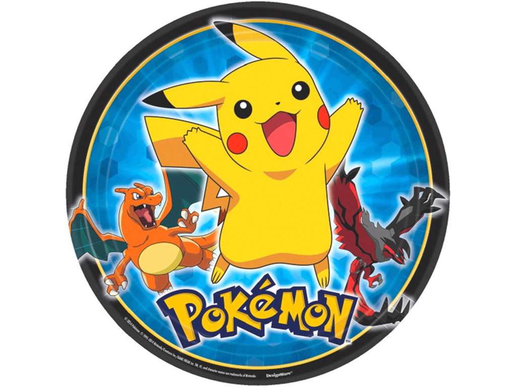 Pokémon paptallerkner 23 cm