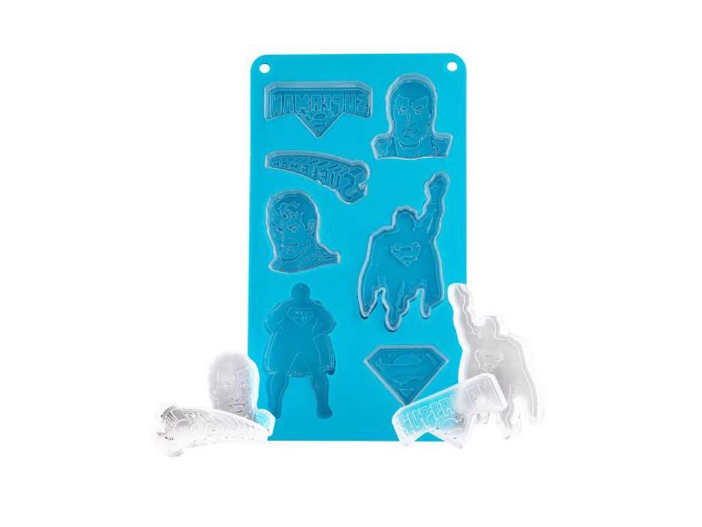 Superman isterning silikoneform fra Cinereplicas
