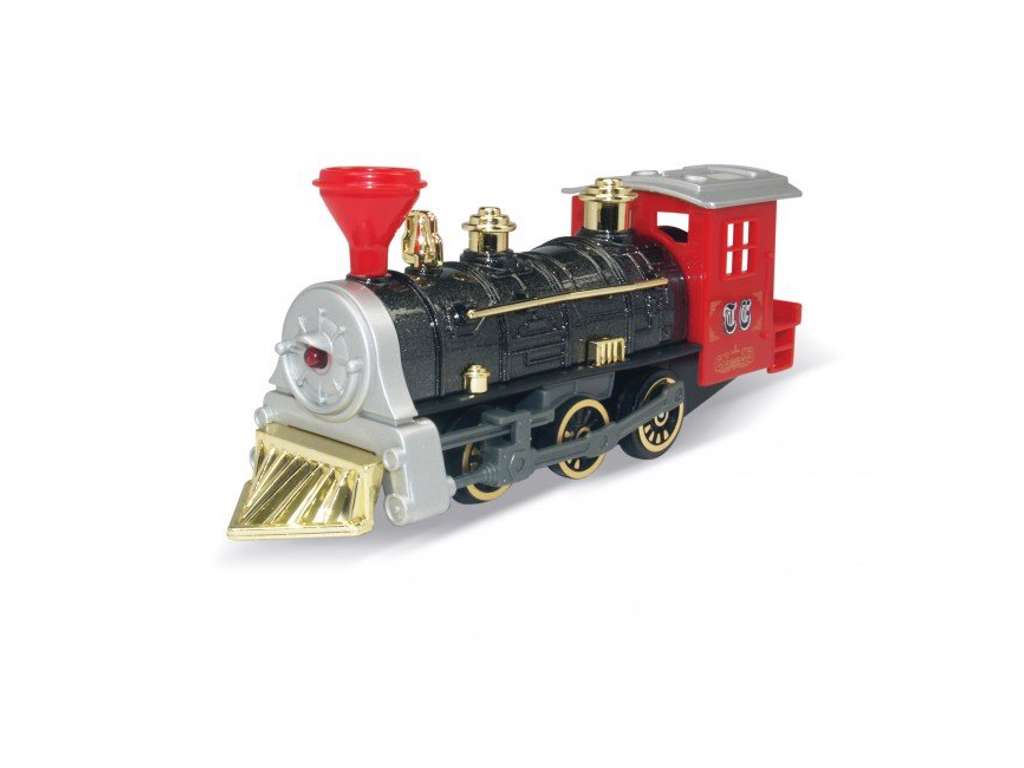 Gammeldags lokomotiv med pullback - 18 cm