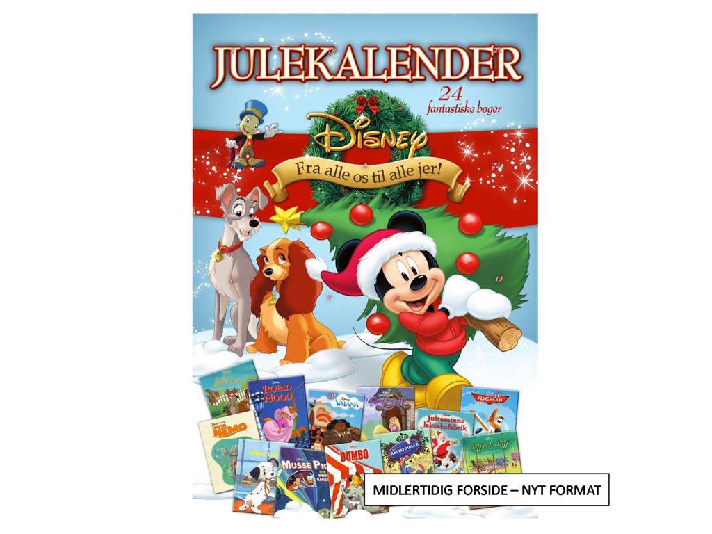 Disney Julekalenderbog - 24 bøger