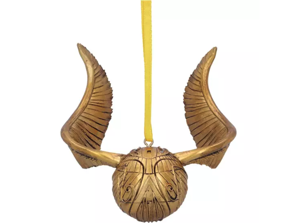 Harry Potter juletræspynt med Golden Snitch