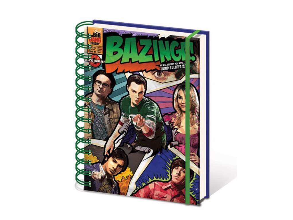 The Big Bang Theory "Bazinga" A5 notesbog hardcover
