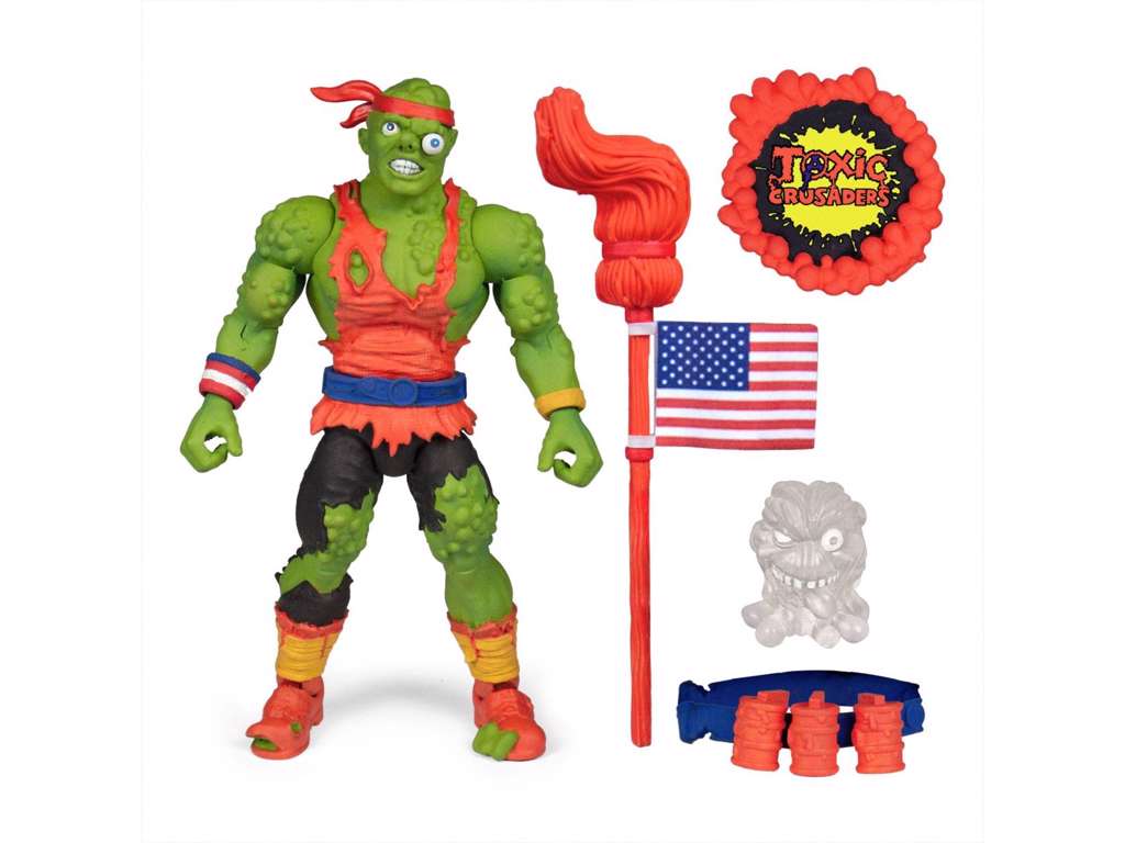 Toxic Crusaders Deluxe action figur af Toxic Crusader på 18 cm