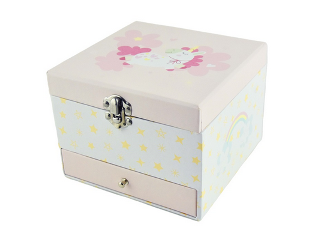 Unicorn Smykkeskrin med Musik