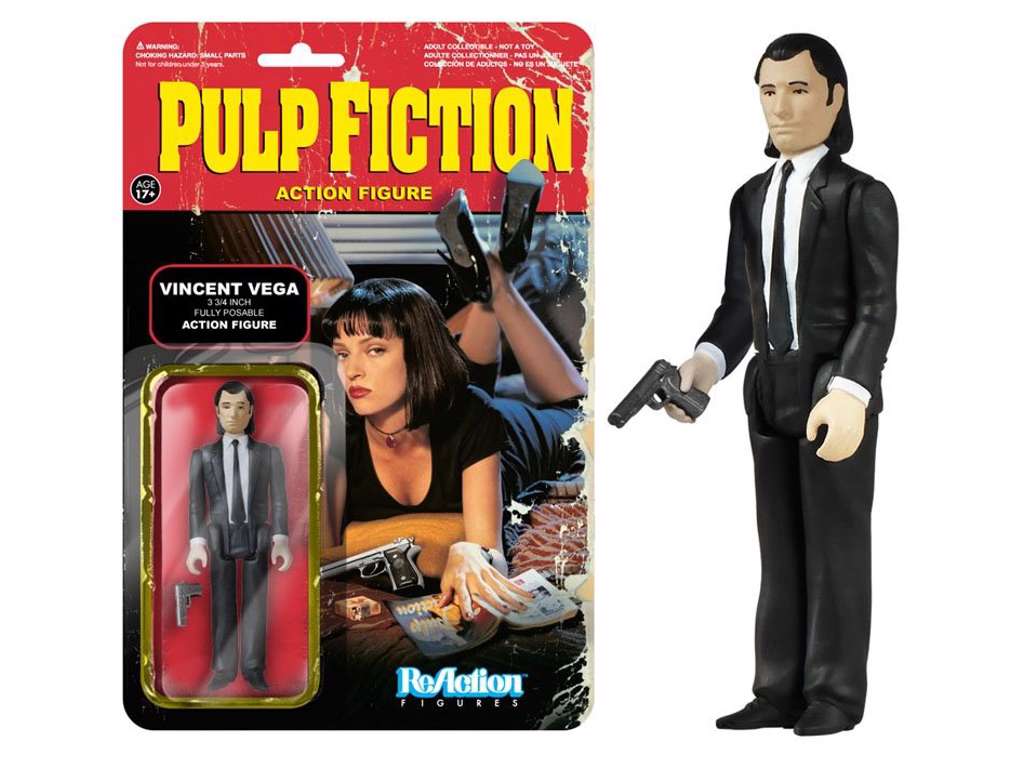 Pulp Fiction "ReAction" action figur Vincent Vega 10 cm fra Funko