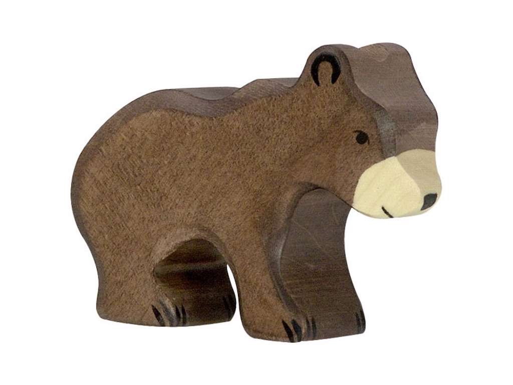 Bjørne unge af træ - 5 cm