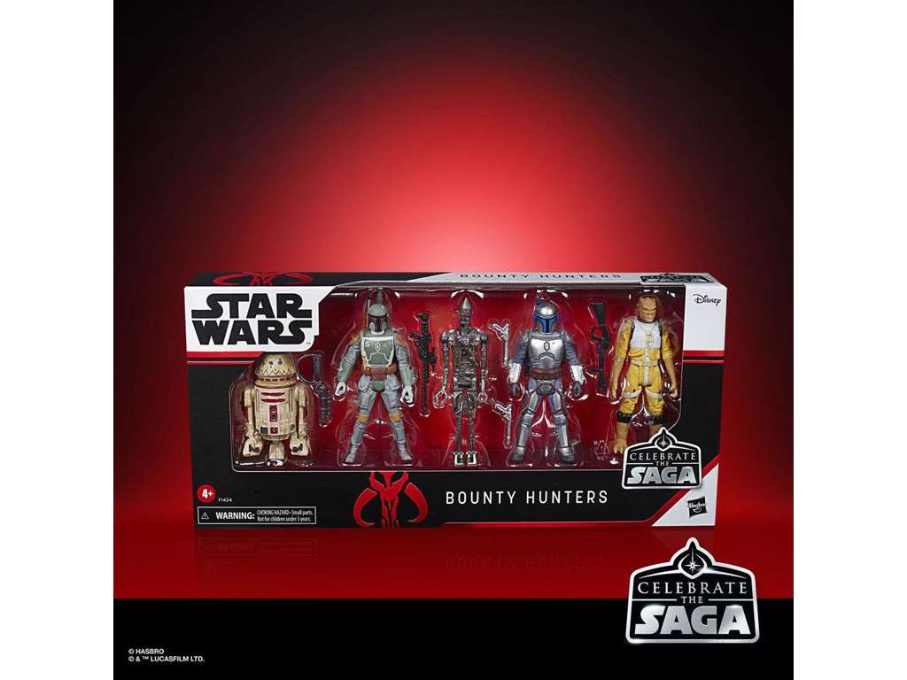 Star Wars Celebrate the Saga action figur 5-pak af Bounty Hunters på 10 cm