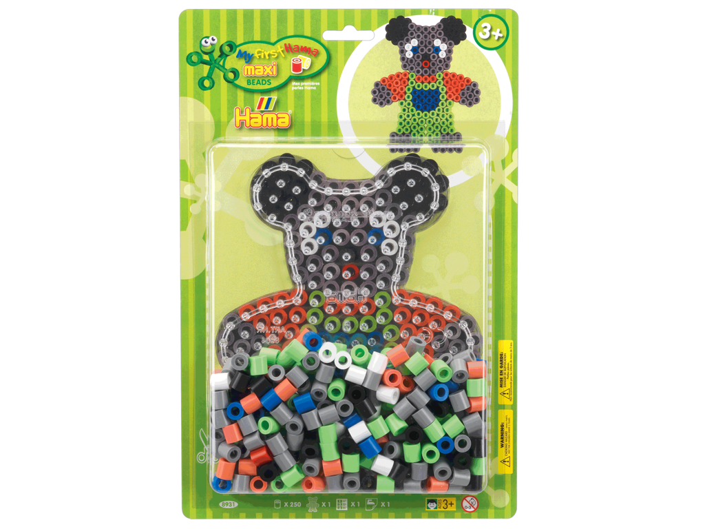 Hama Maxi bamse sæt 250 perler – 8931