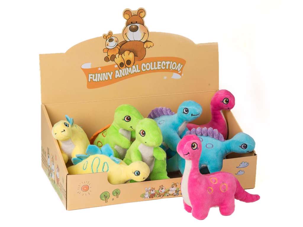 Baby dinosaur bamse 18 cm