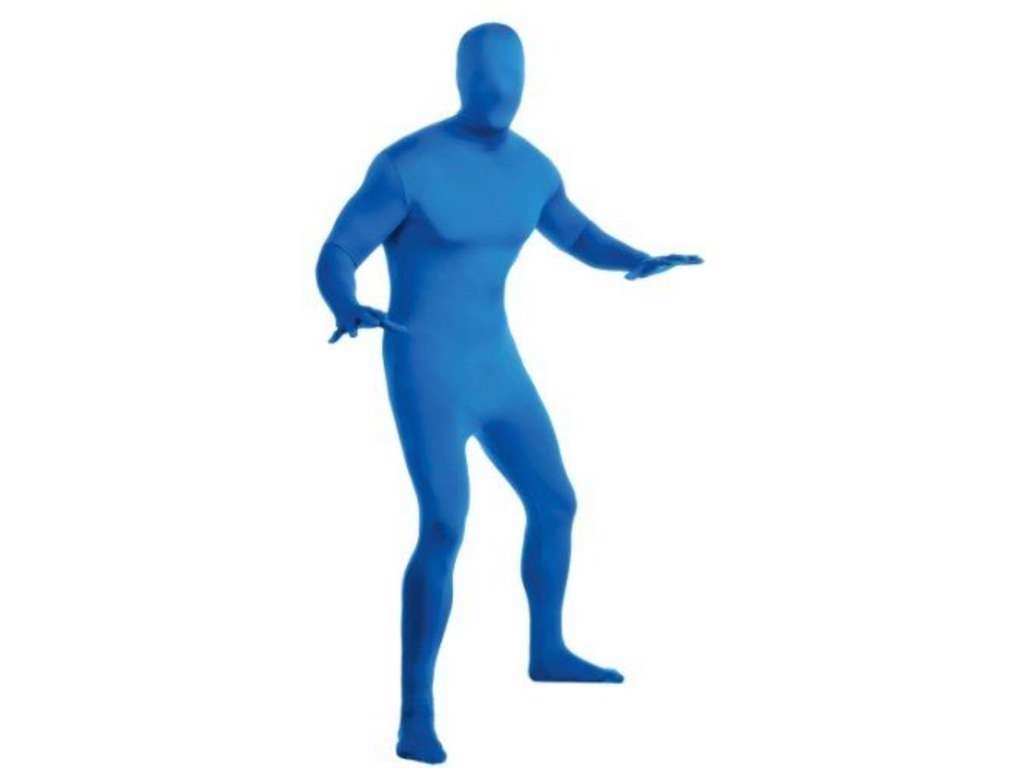 2nd Skin Jumpsuit voksenudklædning - Blå - 177-190cm