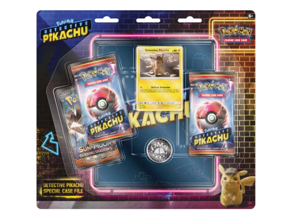 Detektiv Pikachu pokemonkort og samlemappe