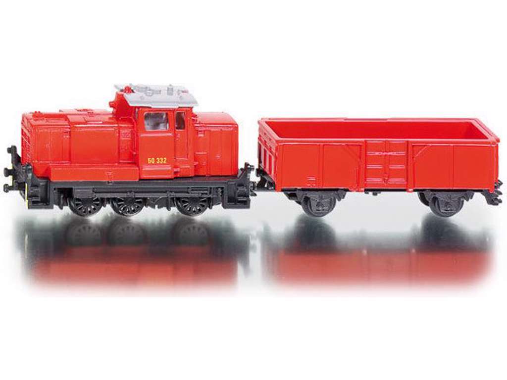 Siku lokomotiv med fragtvogn - 1653