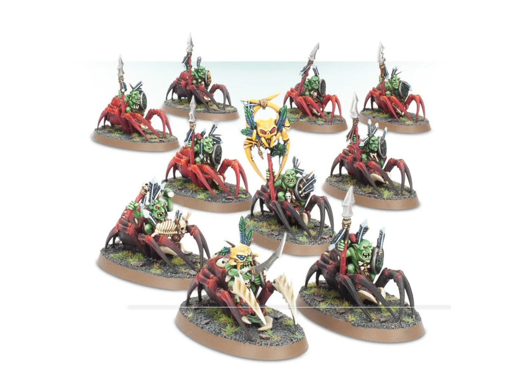 Gloomspite Gitz: Grot Spider Riders