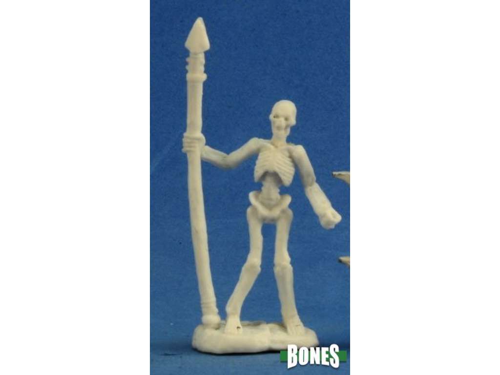 Skeleton Warrior Spearman (3) figur fra Reaper