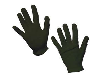 Sorte kostume handsker fra Rubies