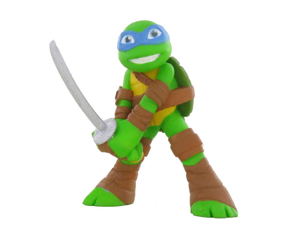 Leonardo minifigur fra Teenage Mutant Ninja Turtles på 9 cm