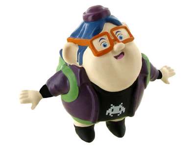 Pumpkin Reports minifigur af Pixel på 6.5 cm