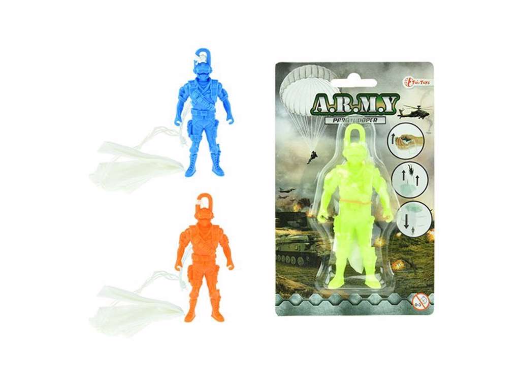 Faldskærmsmand på 10 cm