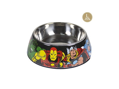 Hundefoderskål med Marvel - L