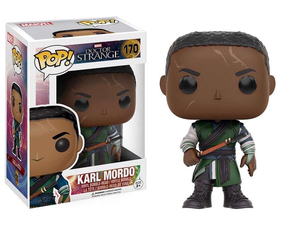 Doctor Strange POP! vinyl bobble-head figur af Mordo på 9 cm