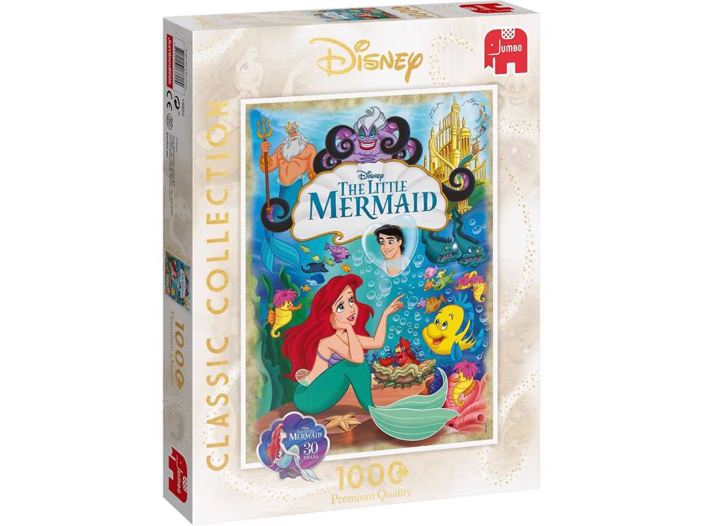 Disney Classic Collection: The  Little Mermaid puslespil på 1000 brikker fra Jumbo