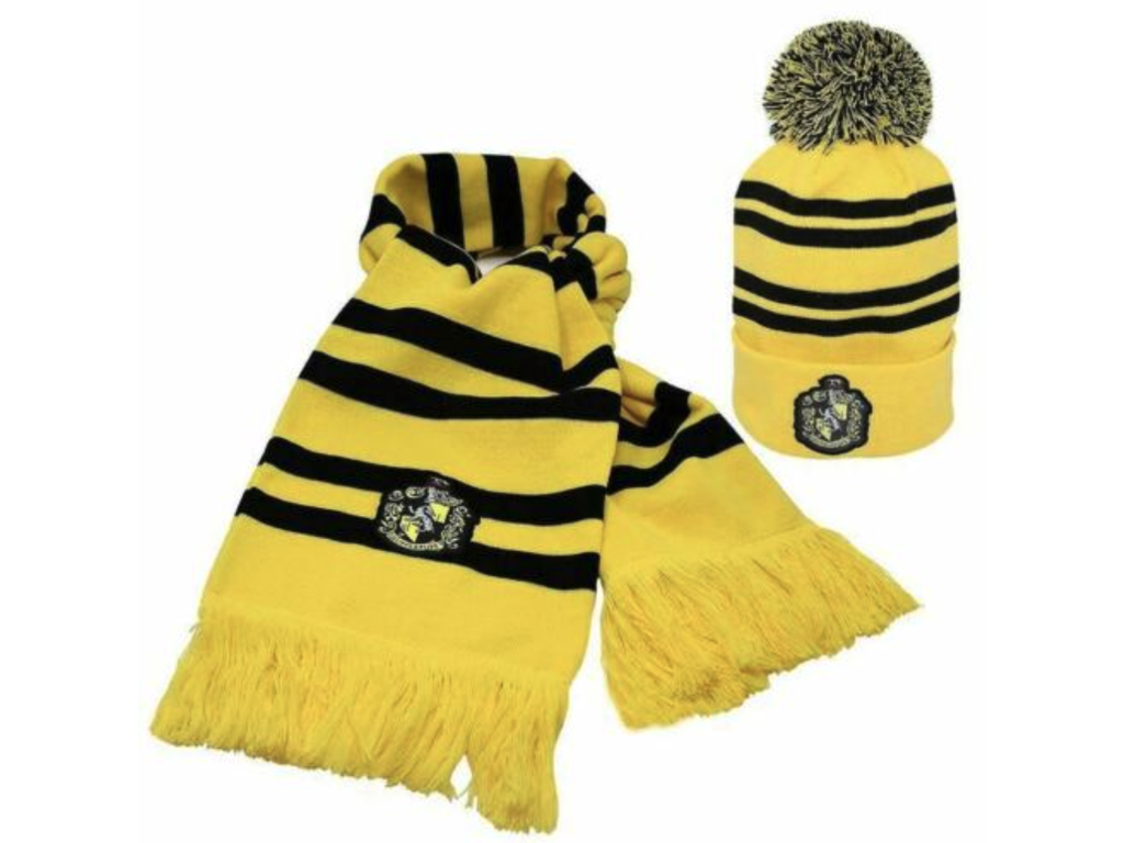 Harry Potter Beanie & Halstørklæde - Hufflepuff