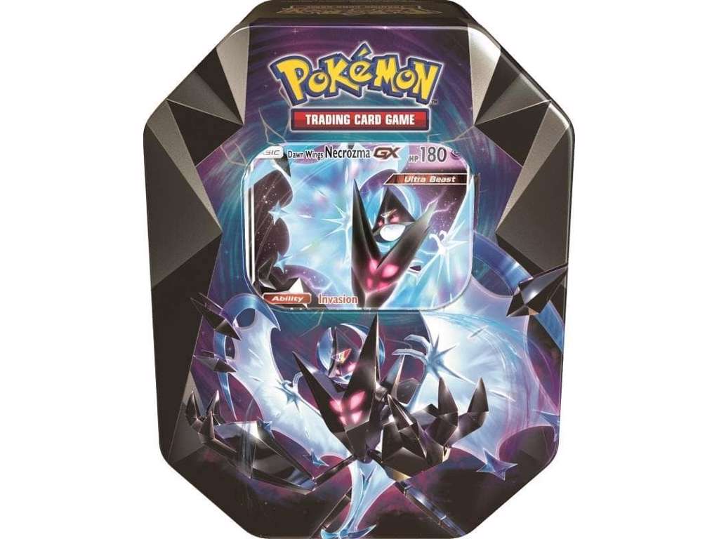 Pokémon Dawn Wings Necrozma GX tin box