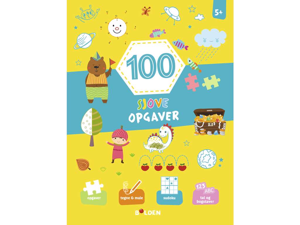 100 sjove opgaver – fra 5 år - aktivitetsbog