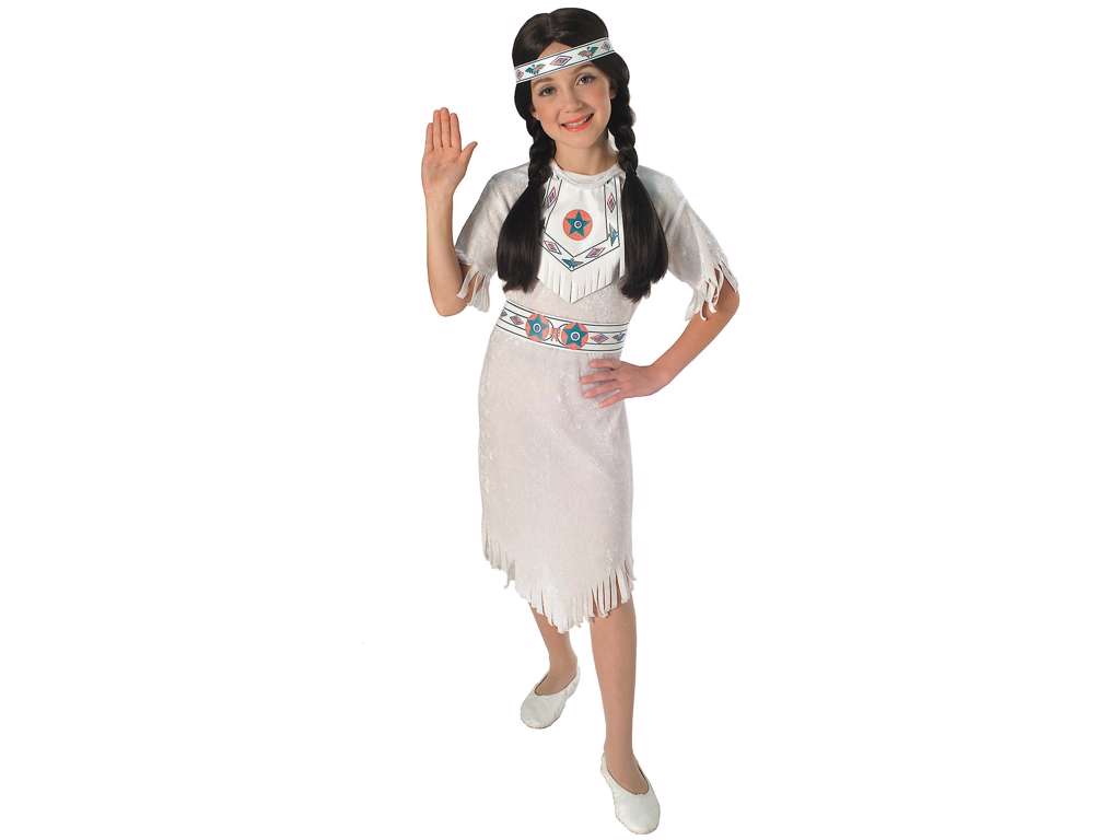 Indianer-prinsesse kostume 3-4 år