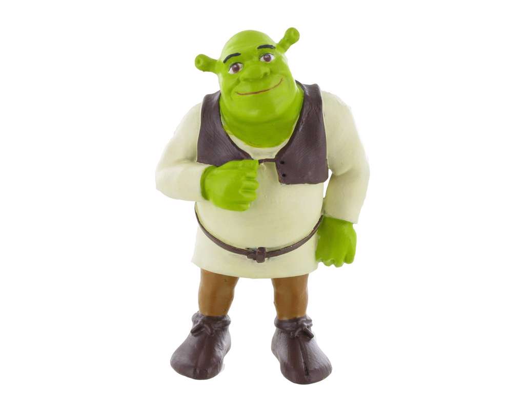 Shrek minifigur af Shrek på 8 cm