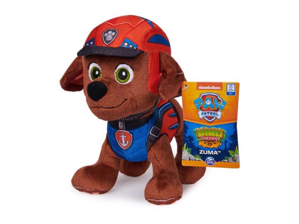 Paw Patrol Dino Rescue bamse af Zuma på 20 cm
