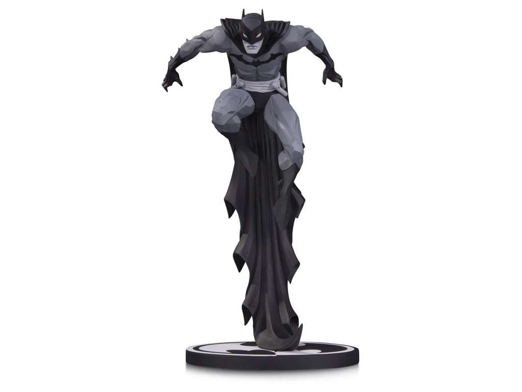 Batman Black & White statue af Batman by Jonathan Matthews på 23 cm