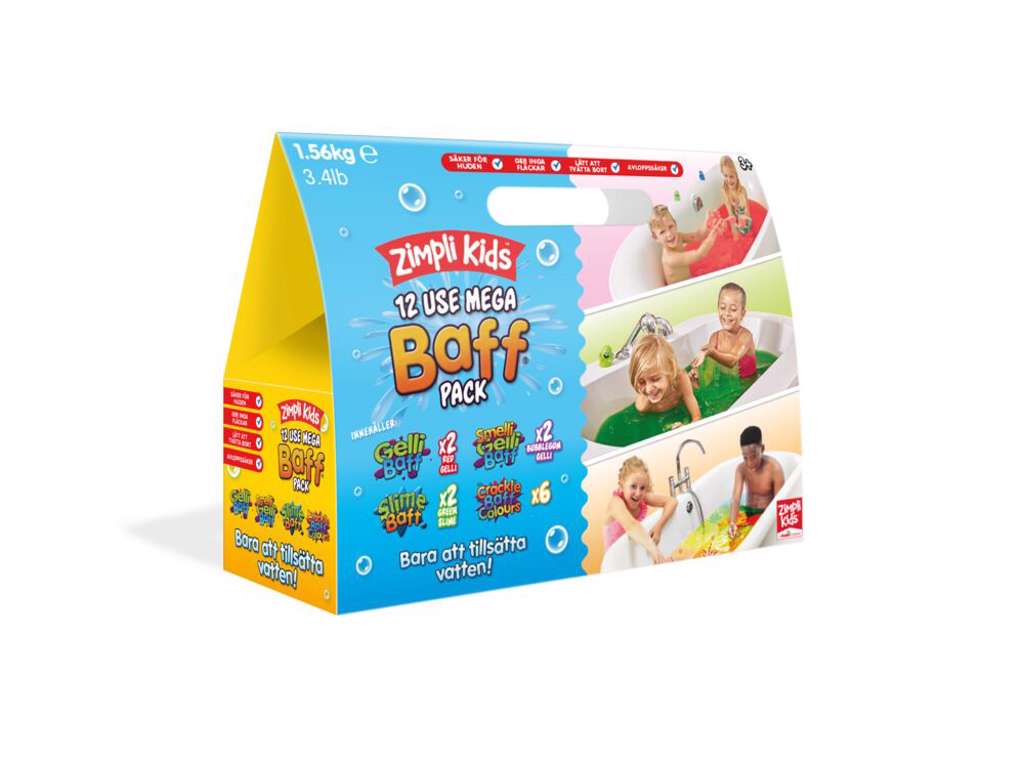 Bade slim i mega æske fra  Zimpli Kids