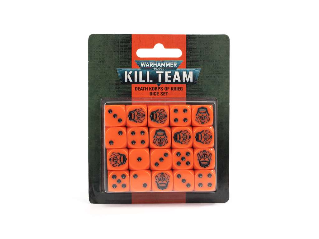Kill team: Death Korps of Krieg Dice set - 20 stk D6 terninger til Kill Team Warhammer 40.000
