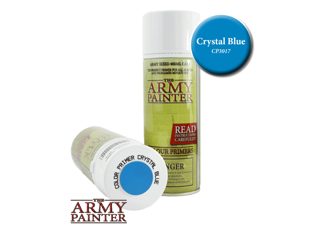 Crystal Blue Spray Colour Primer til figurer
