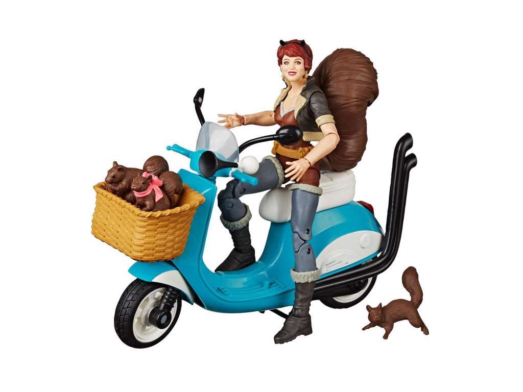 Marvel Legends Series action figur af Squirrel Girl med scooter på 15 cm