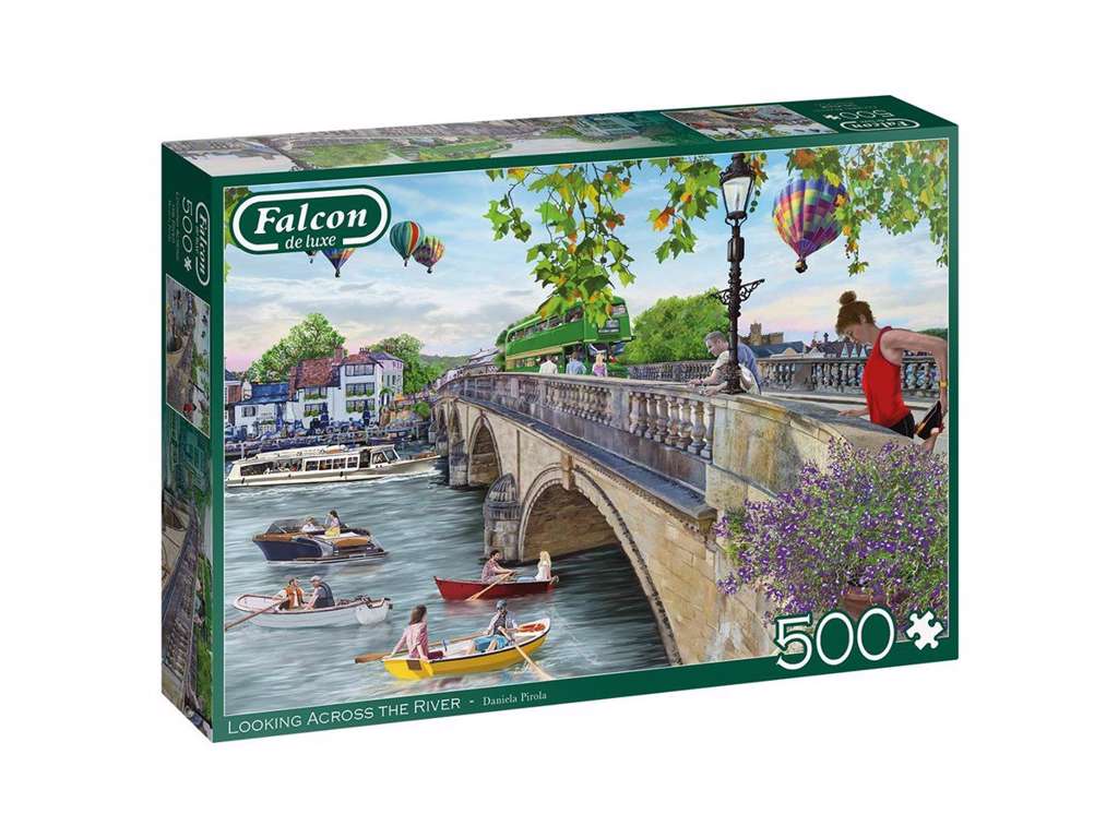 Looking Across the River puslespil på 500 brikker fra Falcon
