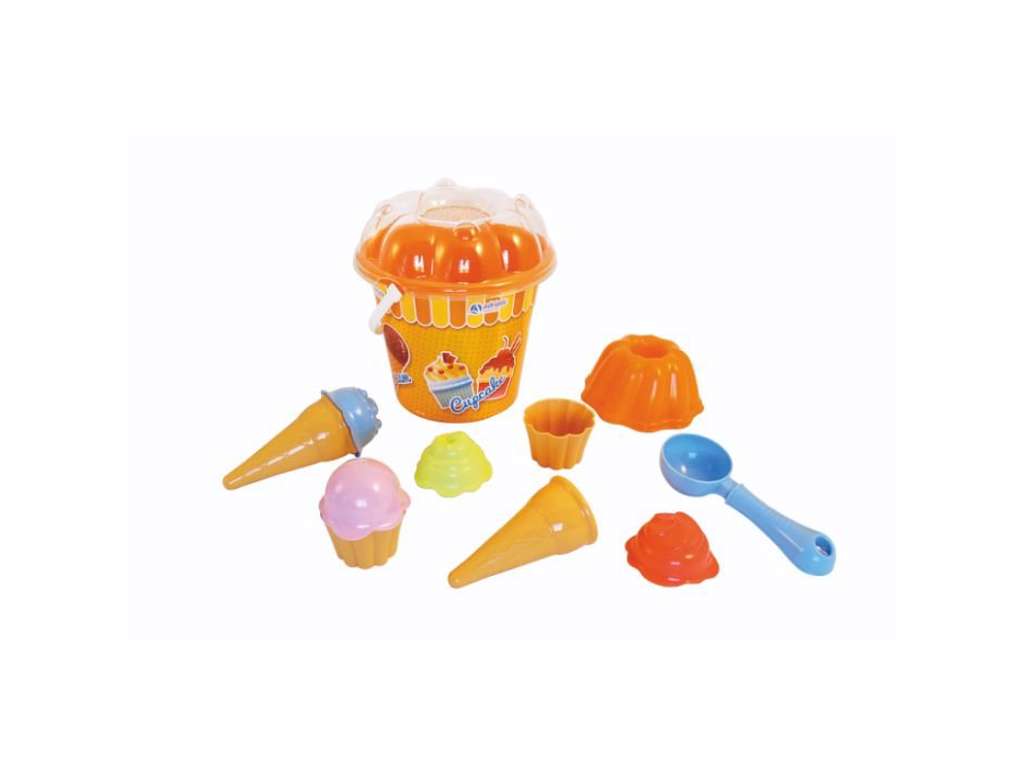 Spandsæt med is tilbehør på 21 cm