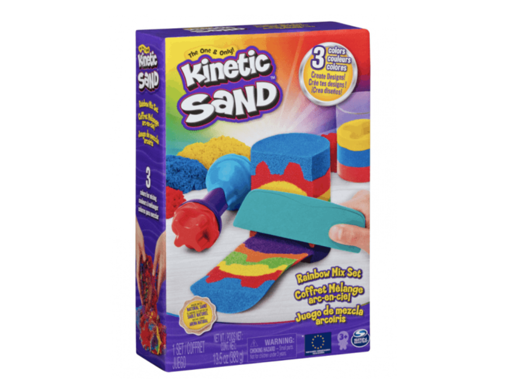 Kinetic sand regnbue sæt