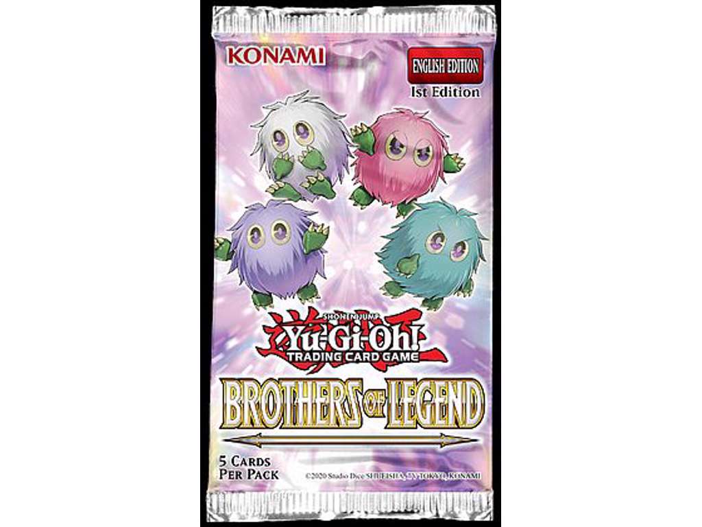 Yu-Gi-Oh! Brothers of Legend booster pakke