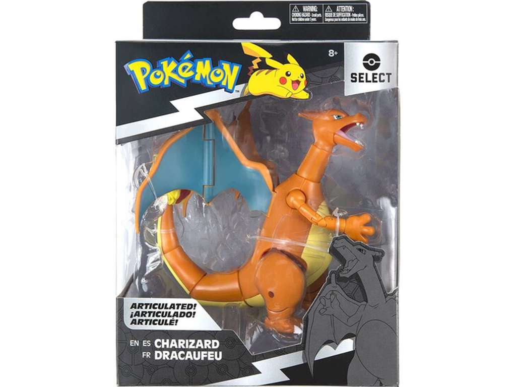 Pokémon 25th anniversary action figur af Charizard på 15 cm