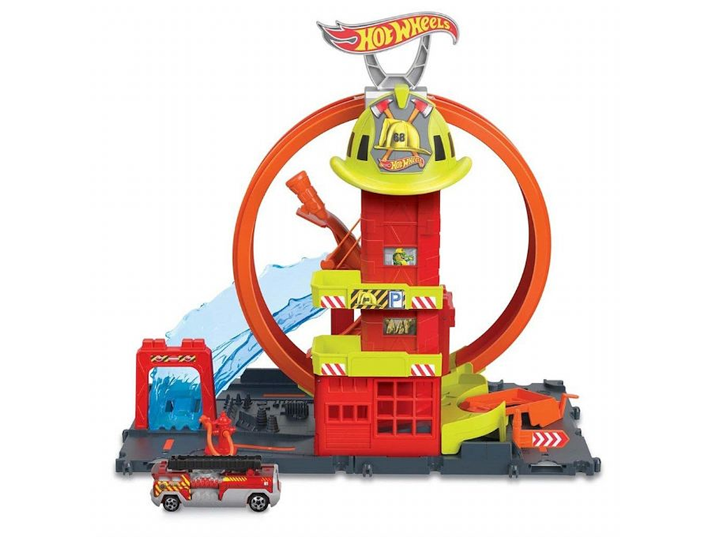 Hot Wheels City Super Fire Station Playset