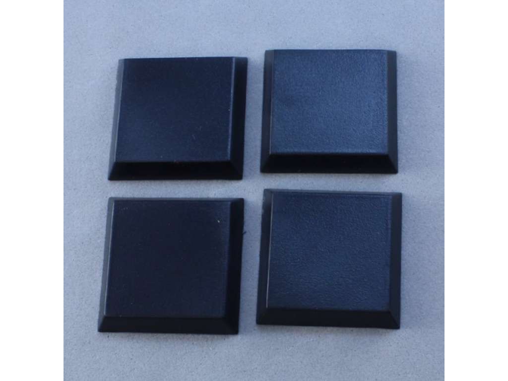 Square flat top base 20 stk - 25mm