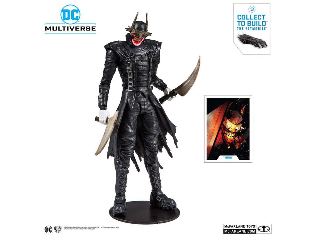 Dark Nights: Metal Build action figur af The Batman Who Laughs på 18 cm